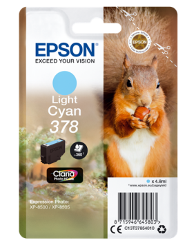 Epson tusz Light Cyan 378, C13T37854010