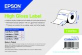 Epson etykiety wysoki połysk C33S045717 102 mm. x 51 mm. 2310 etykiet