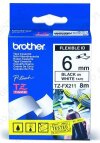 Brother etykiety elastyczne 8 mm. x 6 m., TZE-FX211, TZEFX211