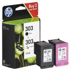 HP 2 x tusz: Black 303, T6N02AE + Color 303, T6N01AE, 3YM92AE