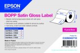 Epson etykiety BOPP wysoki połysk, satynowane  C33S045710 76 mm. x 51 mm. 2770 etykiet