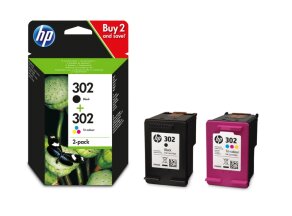 HP 2 x tusz: Black 302, F6U66AE + Color 302, F6U65AE, X4D37AE