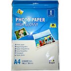AIGOSTAR papier fotograficzny A4 180 g/m błyszczący do drukarek atramentowych 