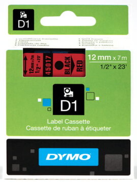 Dymo taśma D1 nielaminowana 45017, S0720570