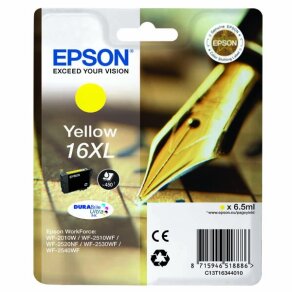 Epson tusz Yellow 16XL, T1634, C13T16344012