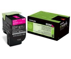 Lexmark toner Magenta 802M, 80C20M0