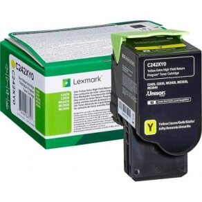 Lexmark toner Yellow C232HY0 (return)