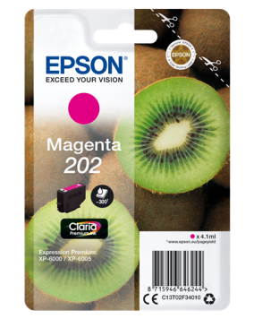 Epson tusz Magenta 202, C13T02F34010