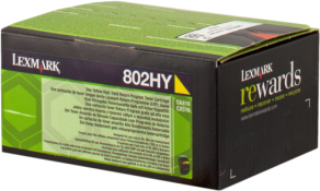 Lexmark toner Yellow 802HY, 80C2HY0