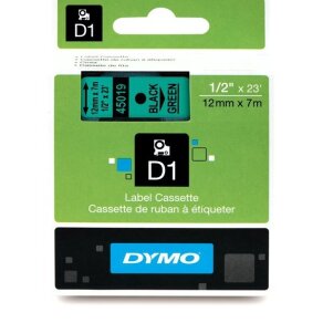 Dymo taśma D1 Nielaminowana 45019, S0720590