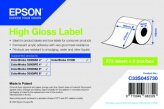 Epson etykiety wysoki połysk C33S045730 105 mm. x 210 mm. 273 etykiety