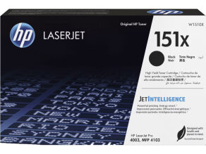 HP toner Black 151X, W1510X