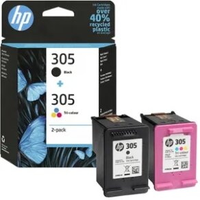 HP 2 x tusz: Black 305, 3YM61AE + Color 305, 3YM60AE, 6ZD17AE