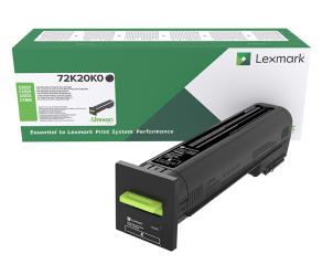 Lexmark toner Black 72K2XKE (opakowanie korporacyjne)