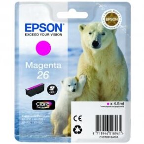 Epson tusz Magenta 26, T2613, C13T26134012