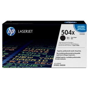 HP toner Black 504X, CE250X