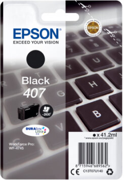 Epson tusz Black 407, C13T07U140