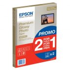 Epson C13S042169 Premium Glossy Photo Paper, 2 w cenie 1, DIN A4, 255 g/m2, 2 x 15 arkuszy