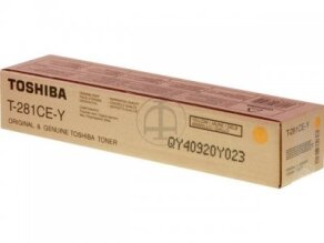 Toshiba toner Yellow T-281C-EY, T281CEY, T-281CE-Y, 6AK00000107