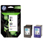 HP 2 x tusz: Black 21, C9351A + Color 22, C9352A, SD367AE