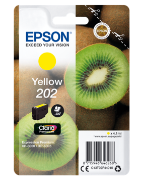 Epson tusz Yellow 202, C13T02F44010