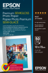 Epson C13S041765 Premium Semigloss Photo Paper, 10x15, 251 g/m2, 50 arkuszy