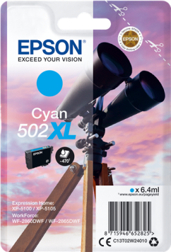 Epson tusz Cyan 502XL, C13T02W24010