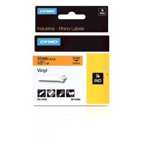 Dymo taśma etykiet winylowa z trwałym klejem (do opisów kabli i zaokrąglonych powierzchni) 18435, S0718490