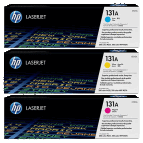 HP 3 x toner CMY (CF211A, CF212A, CF213A) 131A, U0SL1AM