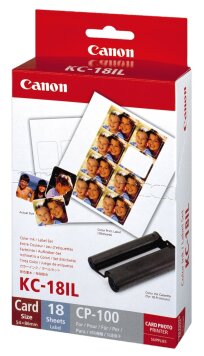 Canon papier termosublimacyjny KC18IL, KC-18IL, 7740A001AH, 22 mm. x 17,3 mm.