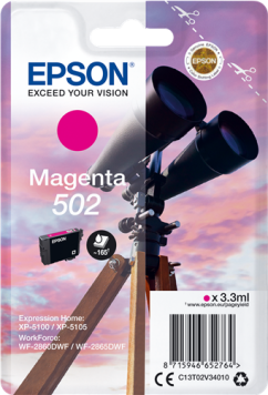 Epson tusz Magenta 502, C13T02V34010