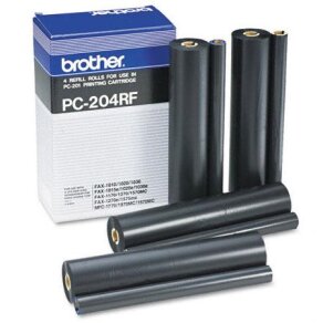 Brother 4 x folia termotransferowa Black PC-204RF, PC204RF
