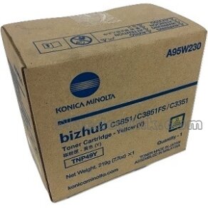 Konica Minolta toner Yellow TNP-49Y, TNP49Y, A95W250