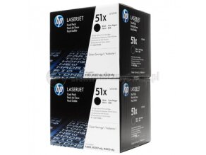 HP 2 x toner Black 51X, Q7551XD