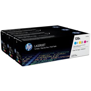 HP 3 x toner CMY (CE321A, CE322A, CE323A) 128A, CF371AM