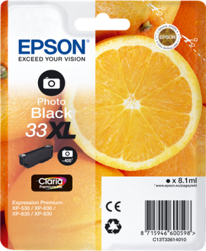 Epson tusz Photo Black 33XL, C13T33614012