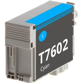 Epson tusz Cyan T7602, C13T76024010 (zamiennik)