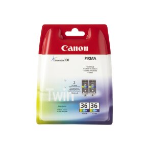 Canon 2 x tusz Color CLI-36, CLI36, 1511B018