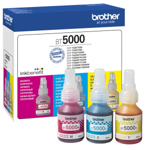 Brother 3 x tusz CMY BT5000CLVAL (BT5000C + BT5000M + BT5000Y)