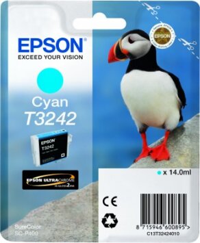 Epson tusz Cyan T3242, C13T32424010