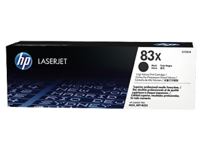 HP toner Black 83X, CF283X