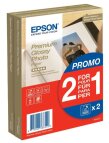 Epson C13S042167 Premium Glossy Photo Paper, 2 w cenie 1, 10x15, 255 g/m2, 2 x 40 arkuszy