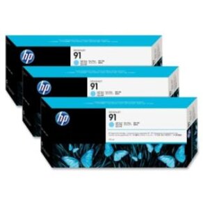 HP tusz Light Cyan 3 x 91, C9486A