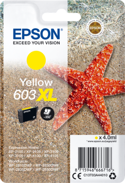 Epson tusz Yellow 603XL, C13T03A44010