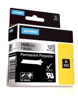 Dymo taśma etykiet metaliczna Rhino 1805434