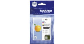 Brother 4 x tusz CMYK LC-3211VALDR, LC3211VALDR