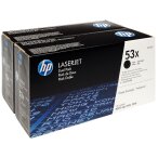 HP 2 x toner Black 53X, Q7553XD