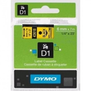 Dymo taśma D1 nielaminowana 43618, S0720790