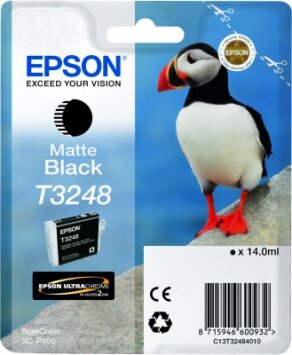 Epson tusz Matte Black T3248, C13T32484010