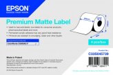 Epson etykiety matowe C33S045740 105 mm. x 210 mm. 282 etykiety